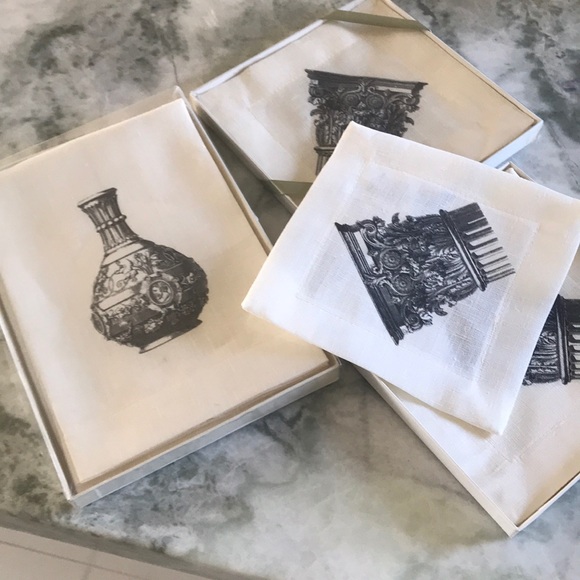 100% Linen Coctail & Tea Towels - Picture 1 of 3